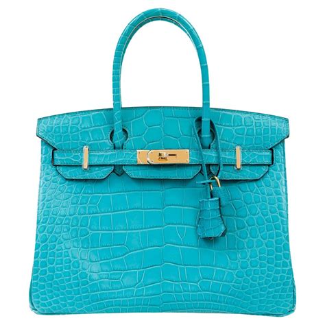 Turquoise Hermes Birkin 